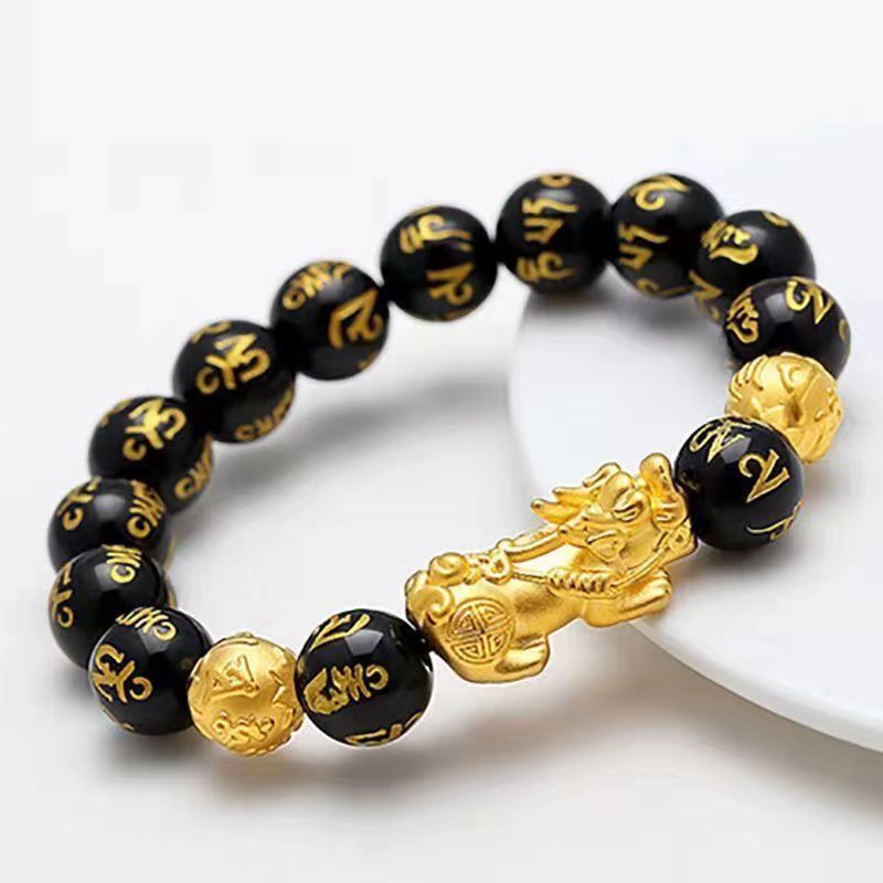 LAOTLON FengShui PiXiu Obsidian Wealth Bracelet