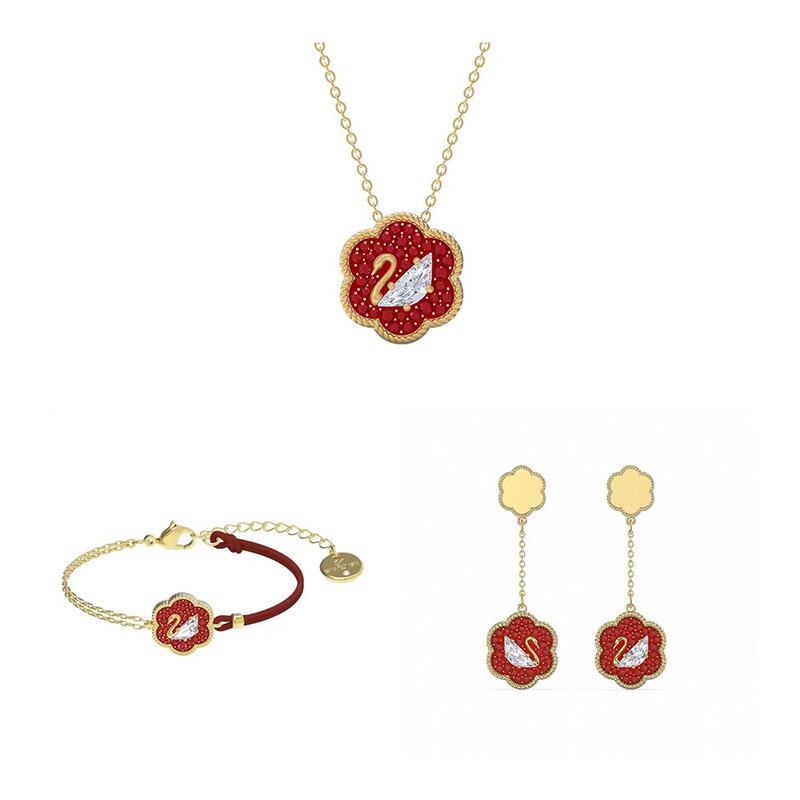 TAOLON The Swan Clover Collection: A Symphony of Grace and Fortune