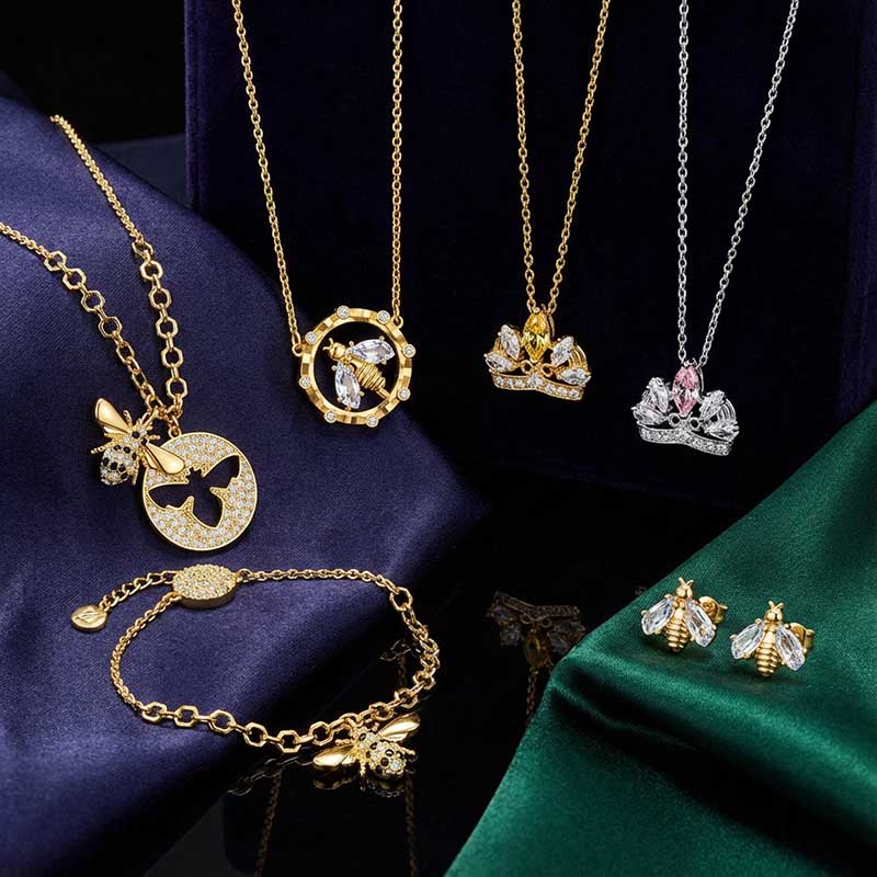 TAOLON The Queen Bee Collection: Artisan-Crafted Bee & Honeycomb Jewelry