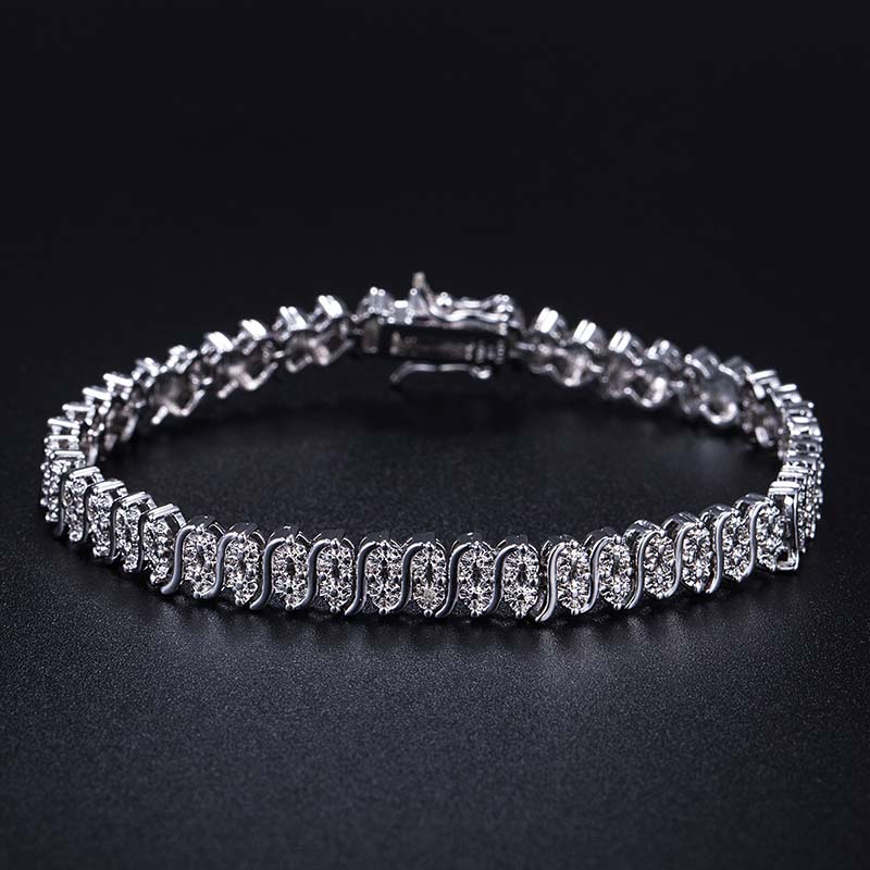 TAOLON Eternal Wave Tennis Bracelet