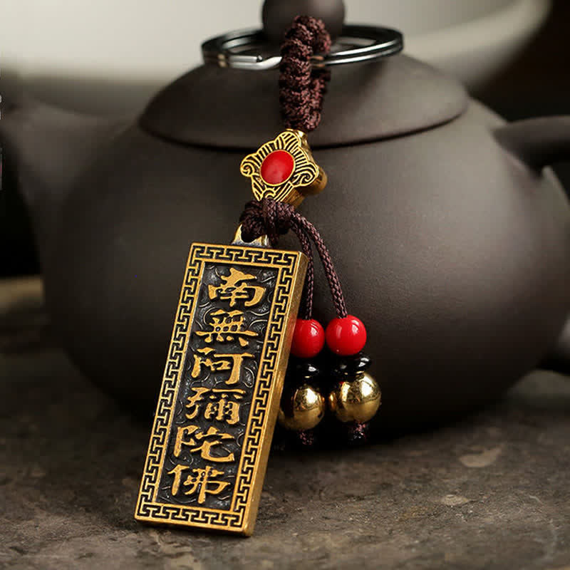 LAOTLON Namo Amitabha Peace Blessing Keychain