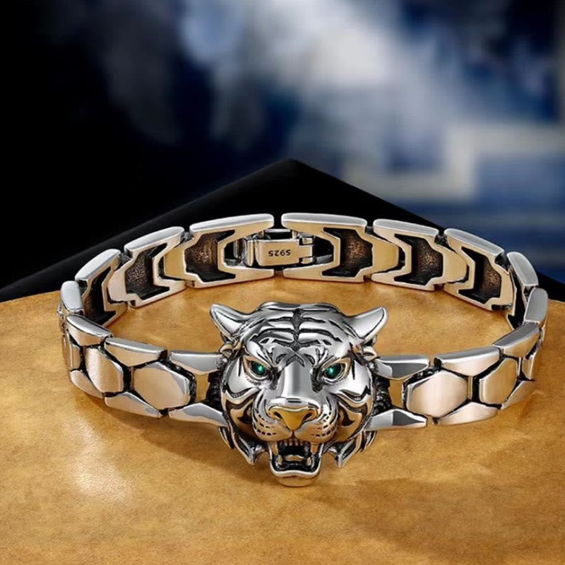 LAOTLON Tiger Head Design Bracelet