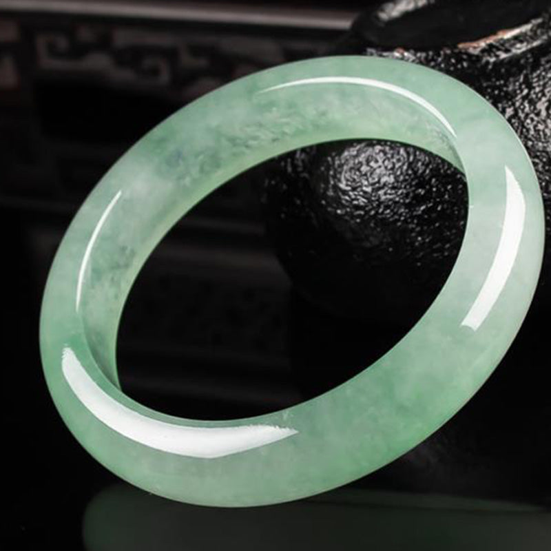 LAOTLON Jade Protection Healing Bangle Bracelet